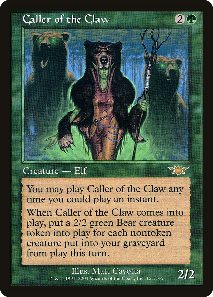 Caller of the Claw — Legions — Magic: The Gathering