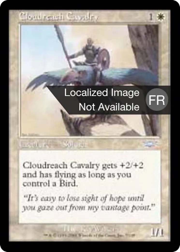 Cavalerie chasse-nuages — Legions — Magic: The Gathering