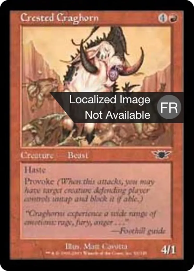 Corneroc à crête — Legions — Magic: The Gathering