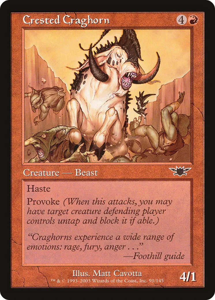 Corneroc à crête — Legions — Magic: The Gathering