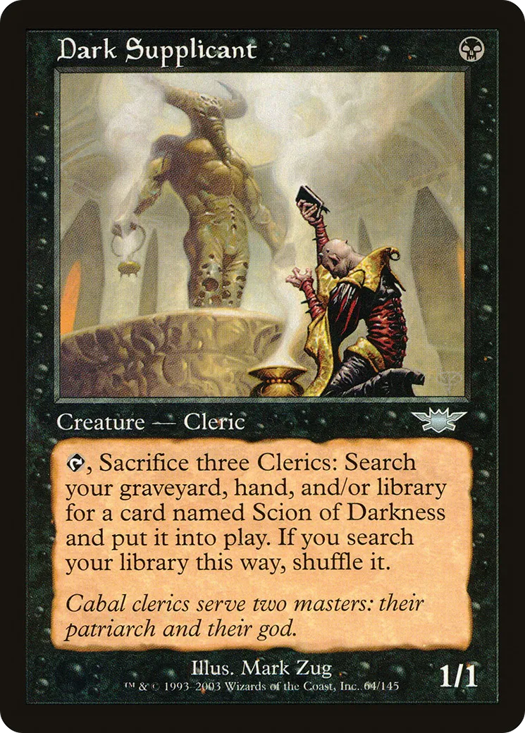 Obscur supplicateur — Legions — Magic: The Gathering