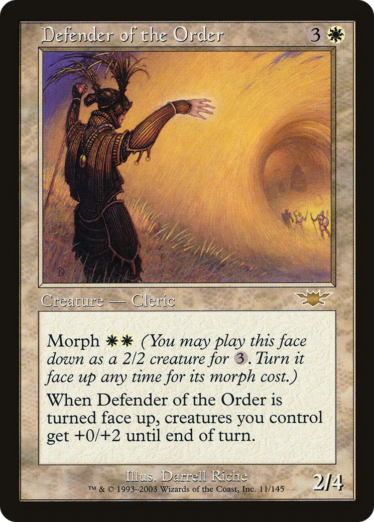 Defender of the Order — Legions — Magic: The Gathering