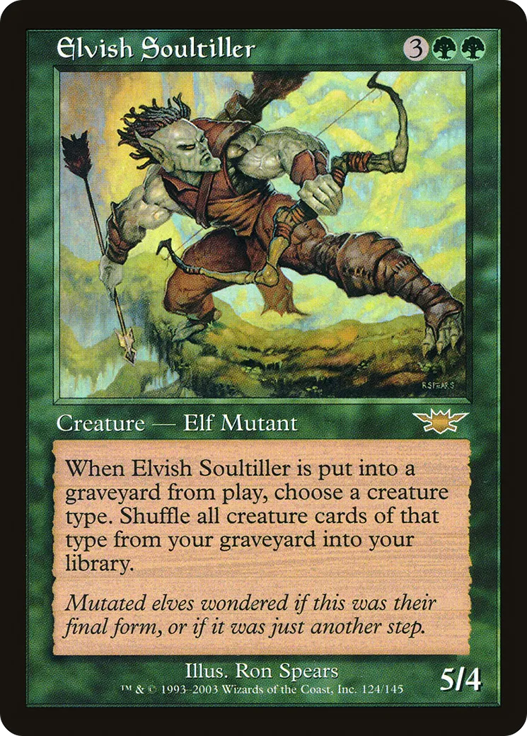Elvish Soultiller — Legions — Magic: The Gathering