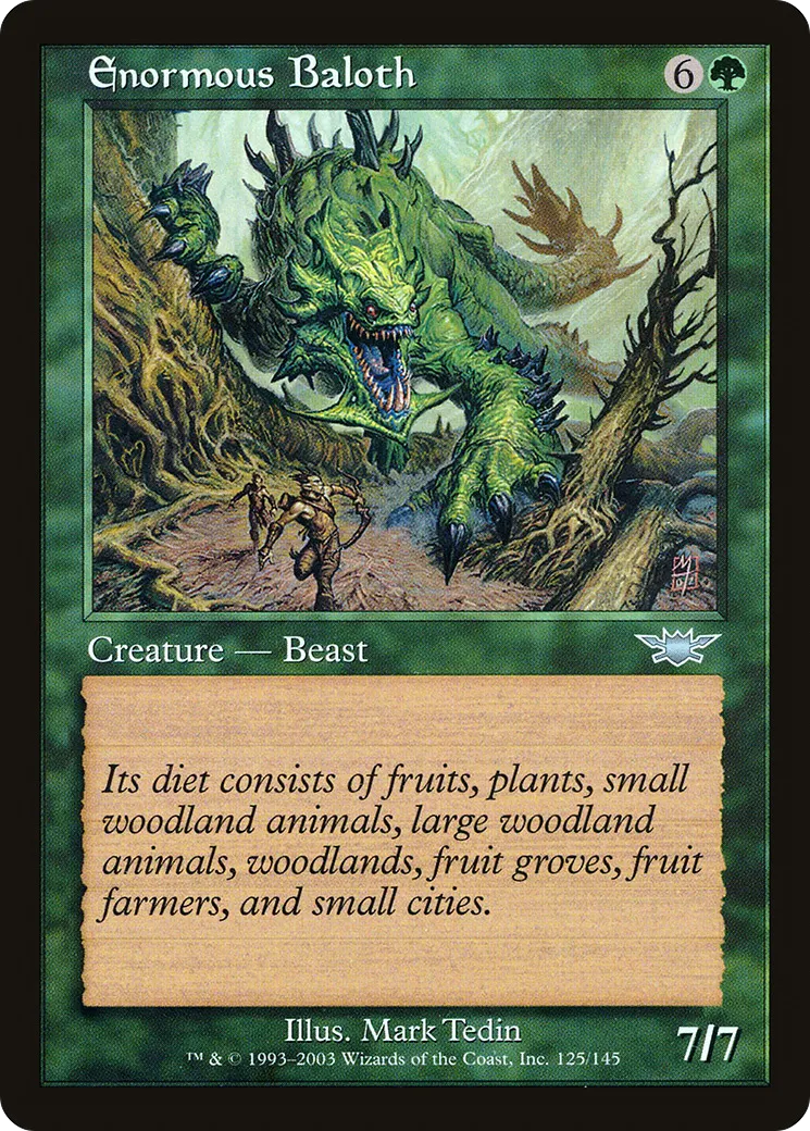 Baloth énorme — Legions — Magic: The Gathering