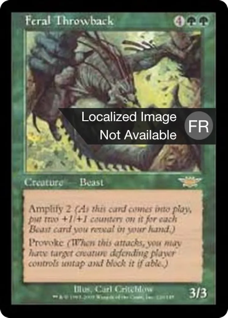Survivant sauvage — Legions — Magic: The Gathering