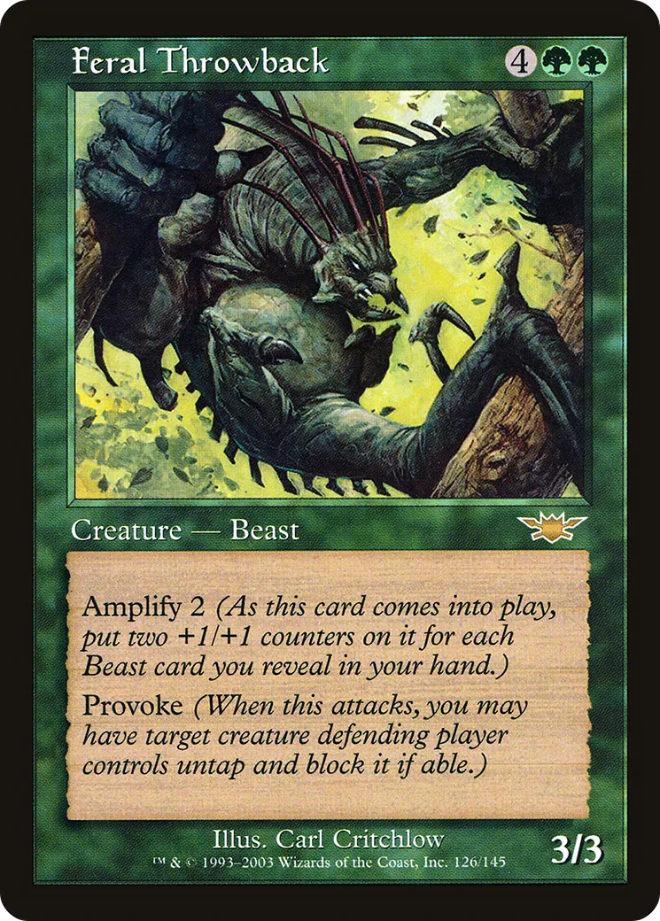 Feral Throwback — Legions — Magic: The Gathering