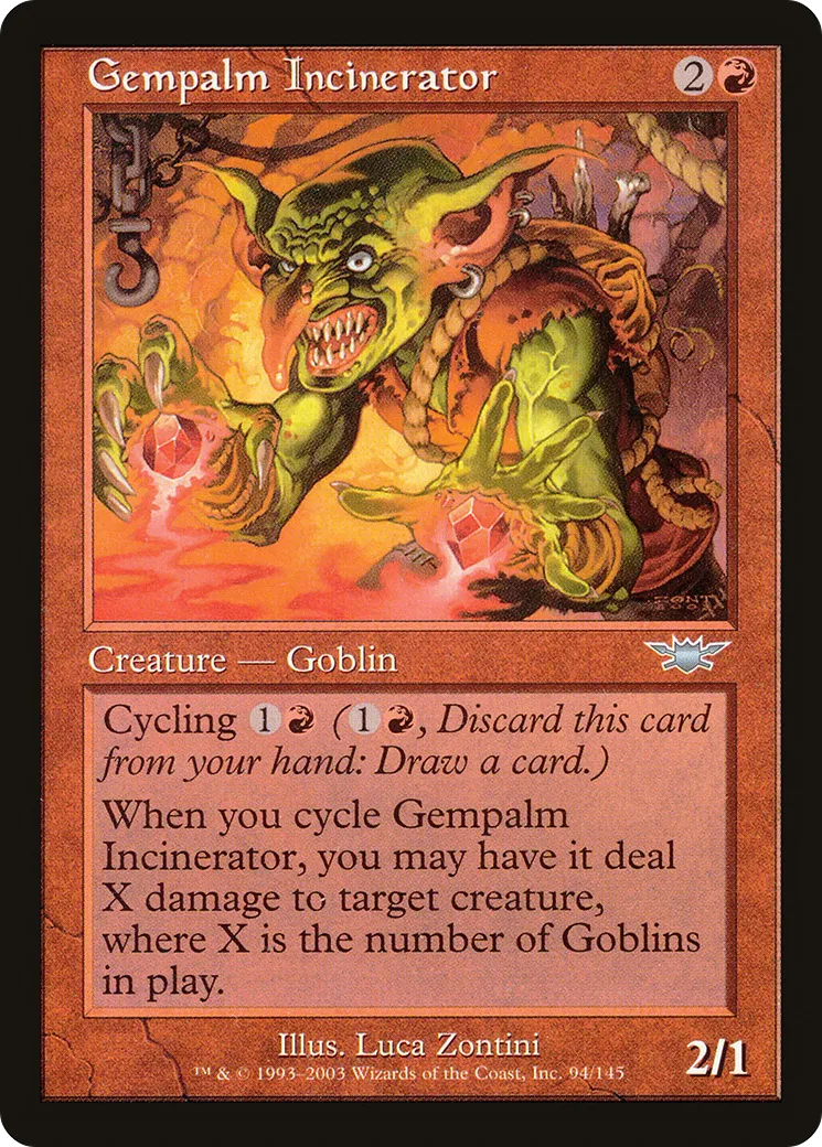 Incinérateur gemmepaume — Legions — Magic: The Gathering