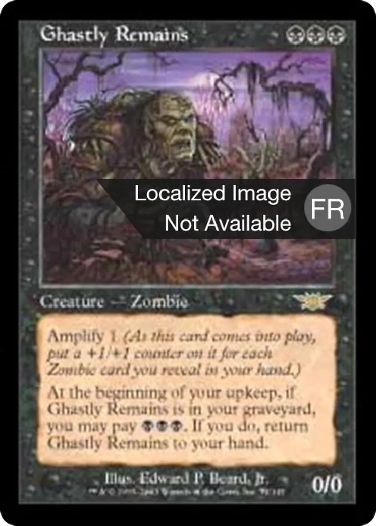 Horribles résidus — Legions — Magic: The Gathering