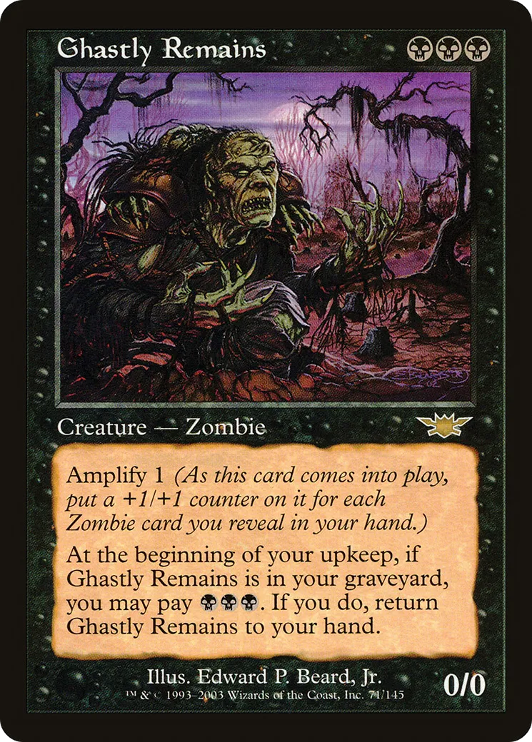 Ghastly Remains — Legions — Magic: The Gathering