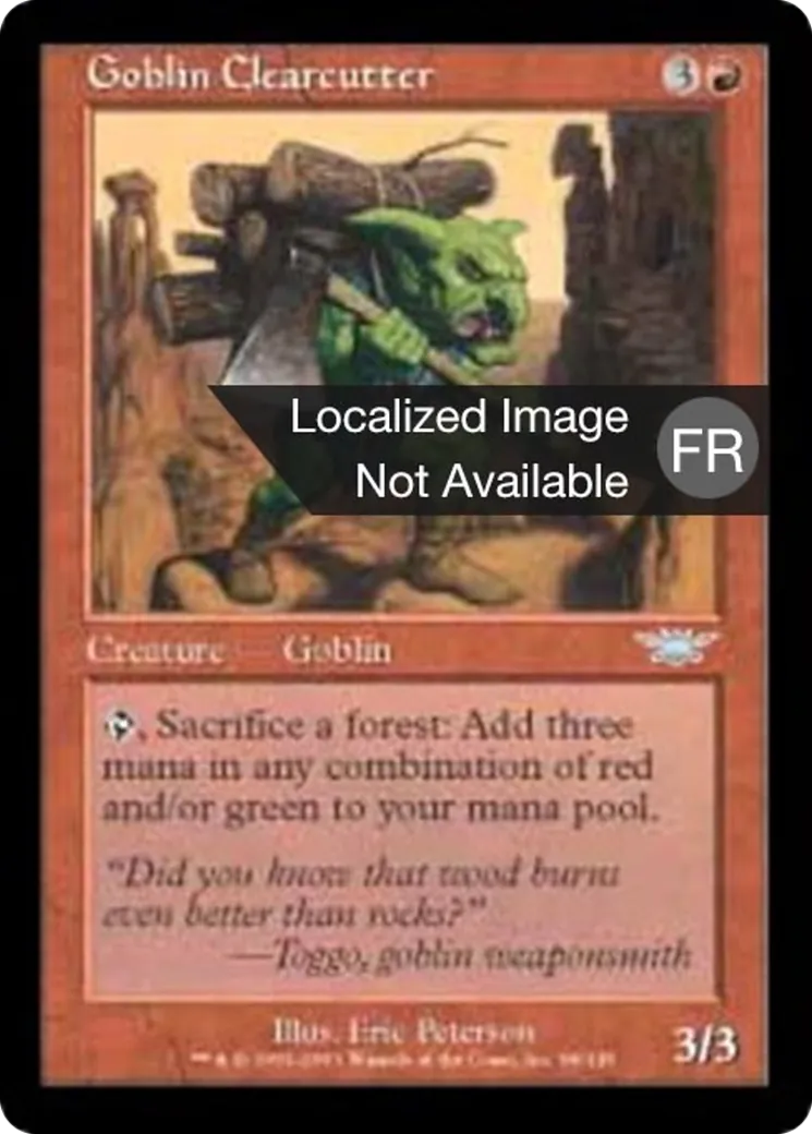 Franc-coupeur gobelin — Legions — Magic: The Gathering
