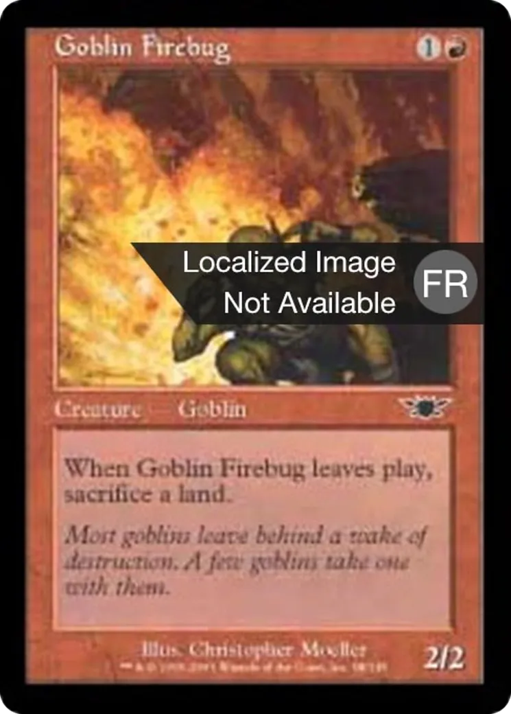 Pyromane gobelin — Legions — Magic: The Gathering