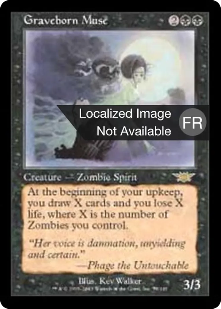 Muse née des tombes — Legions — Magic: The Gathering
