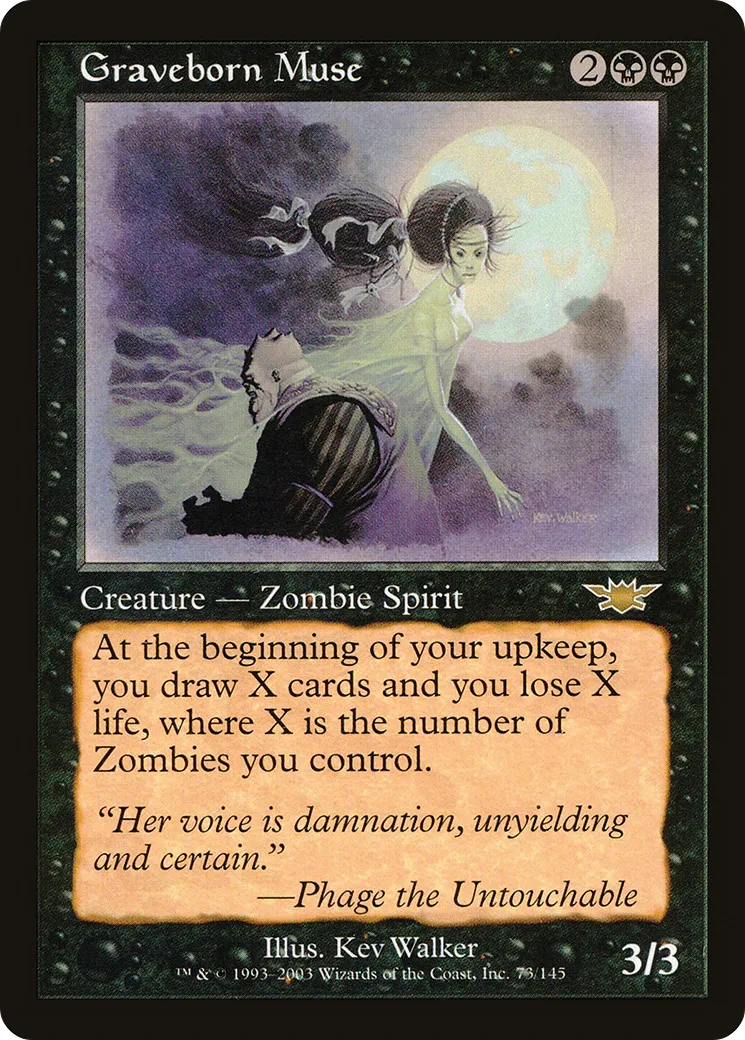 Graveborn Muse — Legions — Magic: The Gathering