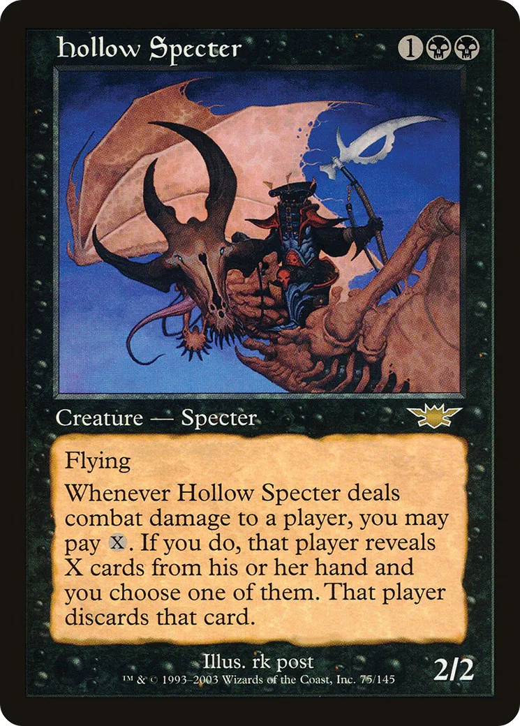 Hollow Specter — Legions — Magic: The Gathering