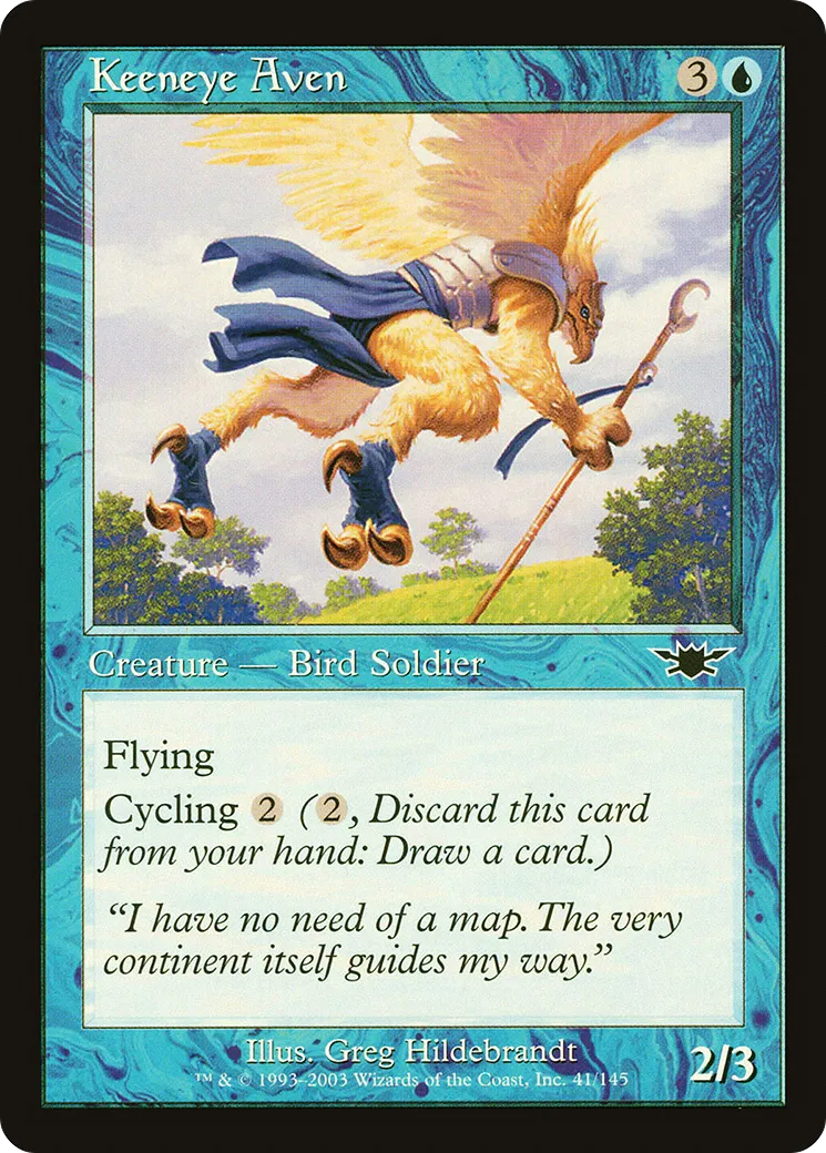 Keeneye Aven — Legions — Magic: The Gathering