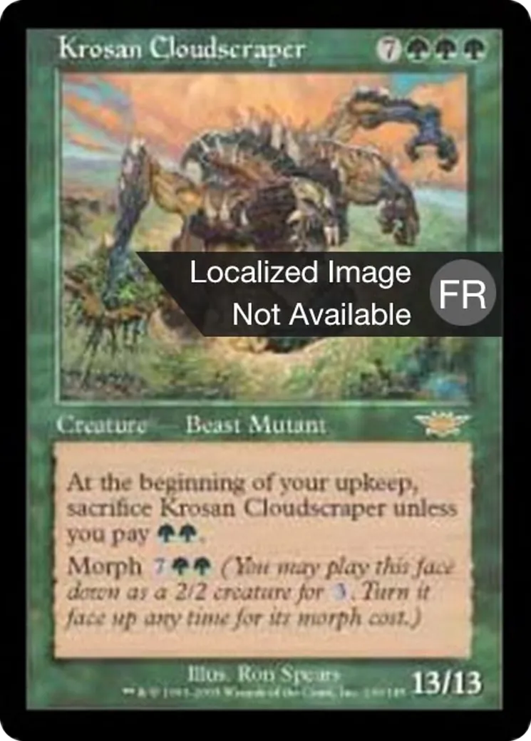 Écorche-nuage krosian — Legions — Magic: The Gathering