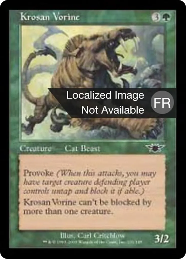 Serval krosian — Legions — Magic: The Gathering