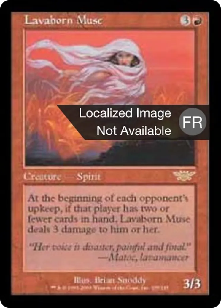 Muse née de la lave — Legions — Magic: The Gathering
