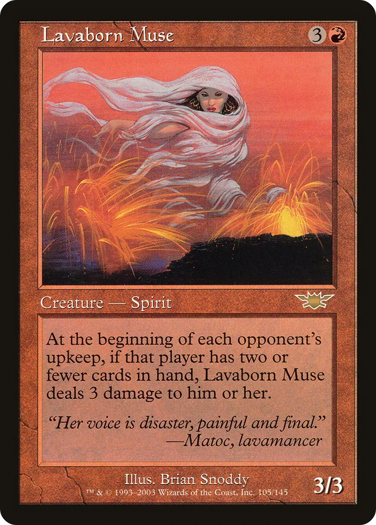 Lavaborn Muse — Legions — Magic: The Gathering