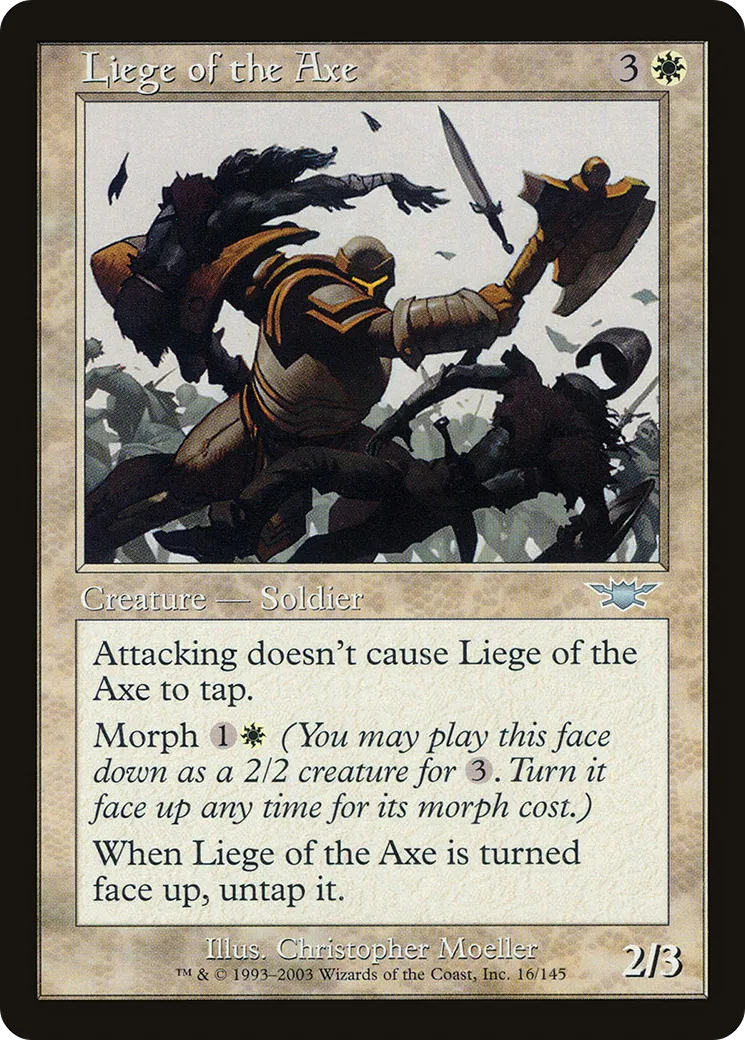 Liege of the Axe — Legions — Magic: The Gathering