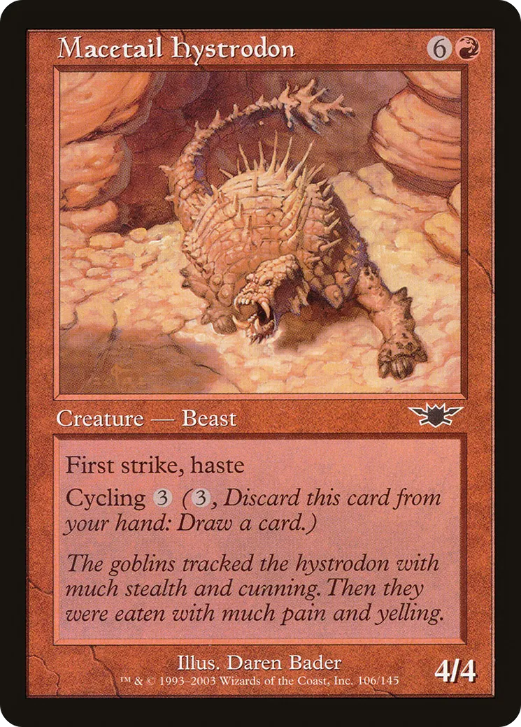Macetail Hystrodon — Legions — Magic: The Gathering