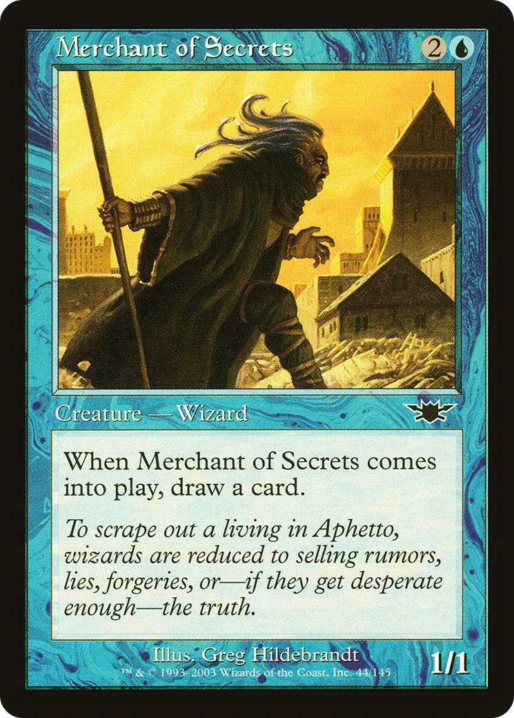 Marchand de secrets — Legions — Magic: The Gathering