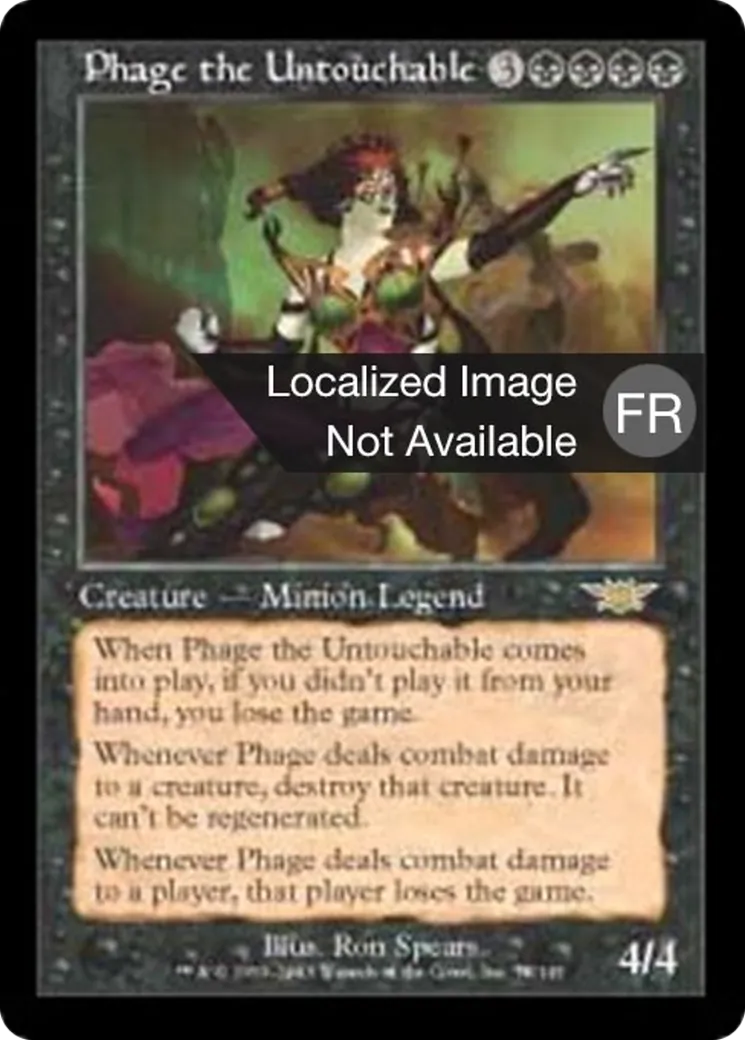 Phage l'Intouchable — Legions — Magic: The Gathering