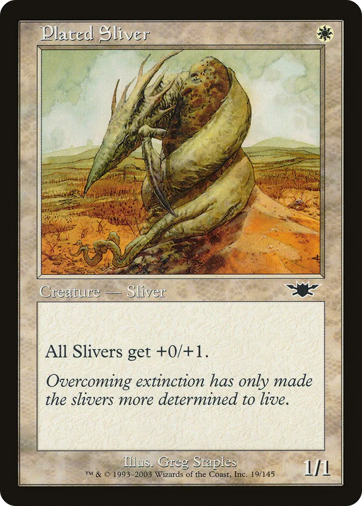 Plated Sliver — Legions — Magic: The Gathering