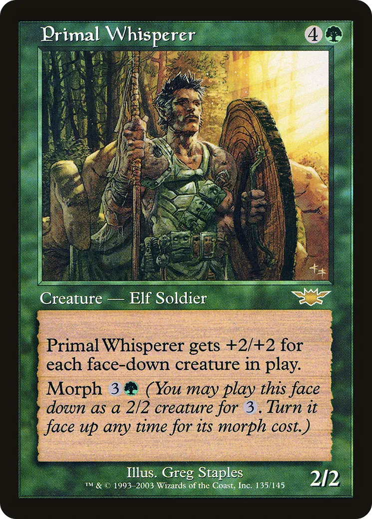 Chuchoteur primordial — Legions — Magic: The Gathering