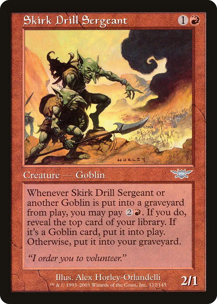 Skirk Drill Sergeant — Legions — Magic: The Gathering