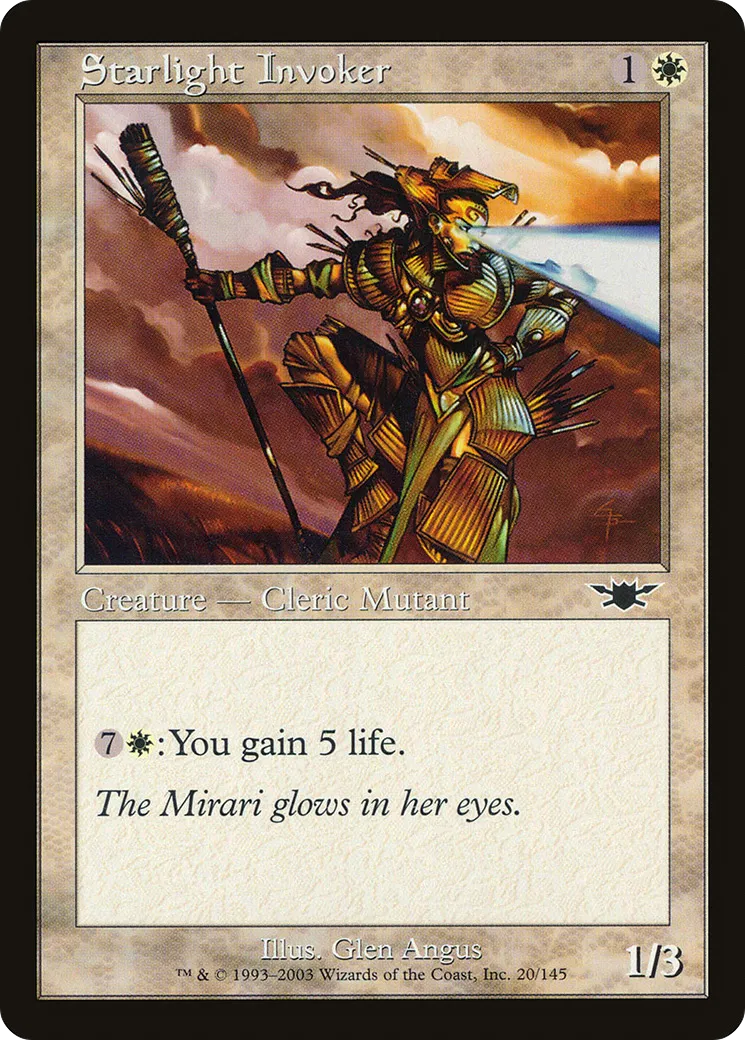 Invocatrice de lumière d'étoile — Legions — Magic: The Gathering