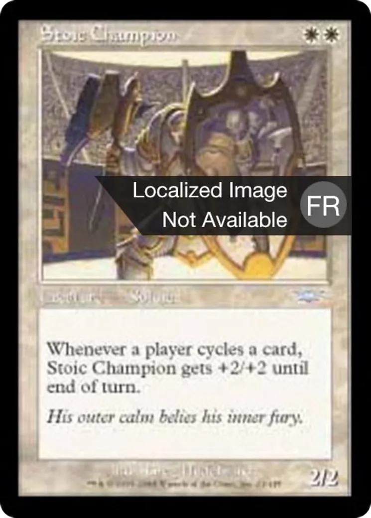Champion stoïque — Legions — Magic: The Gathering