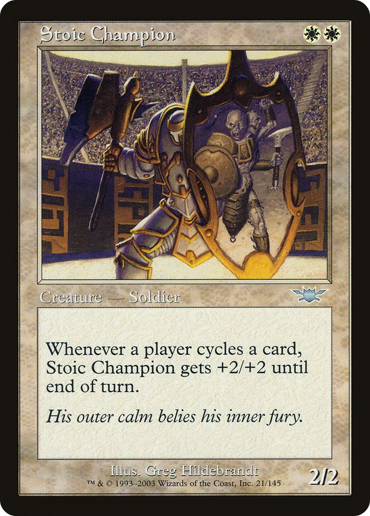 Champion stoïque — Legions — Magic: The Gathering