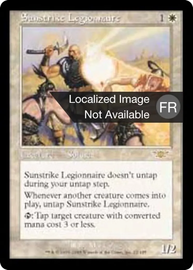 Légionnaire frappe-soleil — Legions — Magic: The Gathering