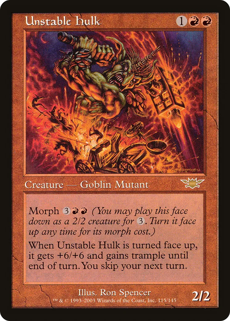 Unstable Hulk — Legions — Magic: The Gathering