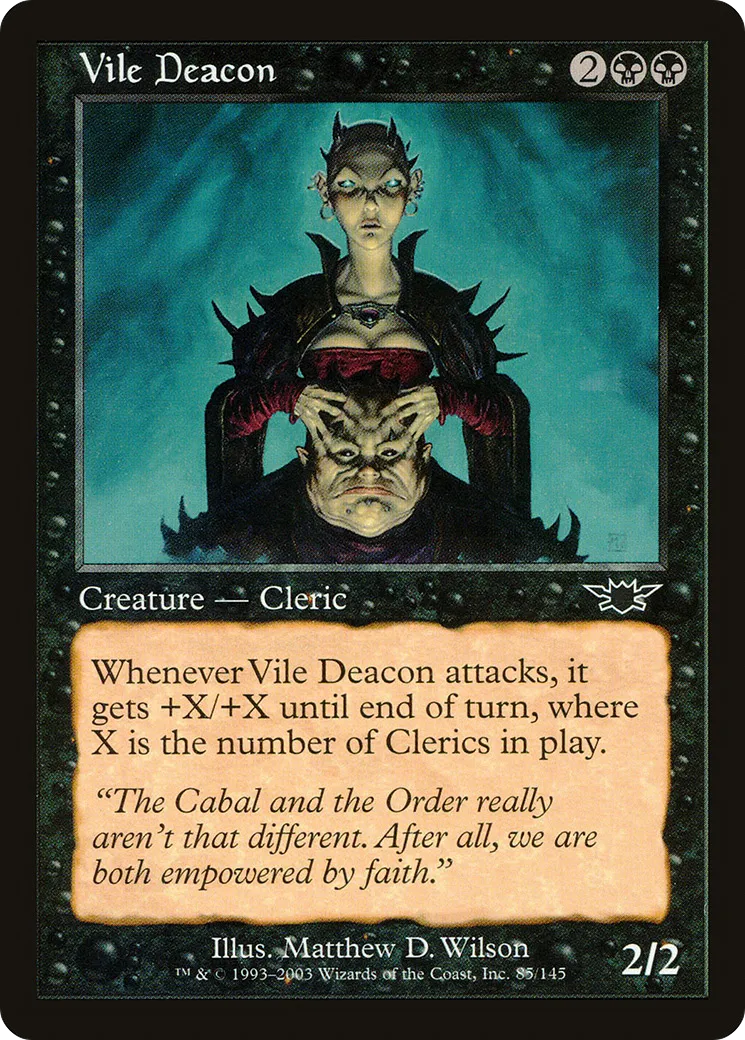 Vile Deacon — Legions — Magic: The Gathering