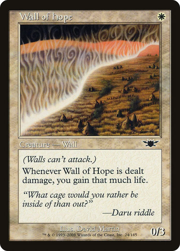 Wall of Hope — Legions — Magic: The Gathering