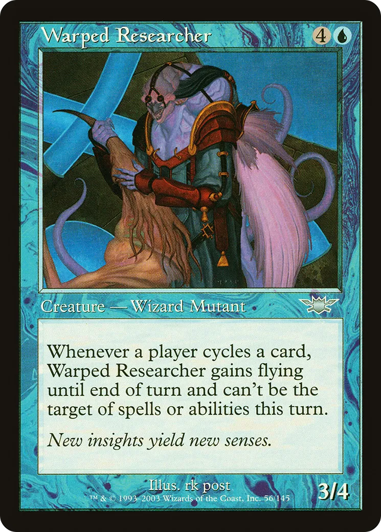 Warped Researcher — Legions — Magic: The Gathering