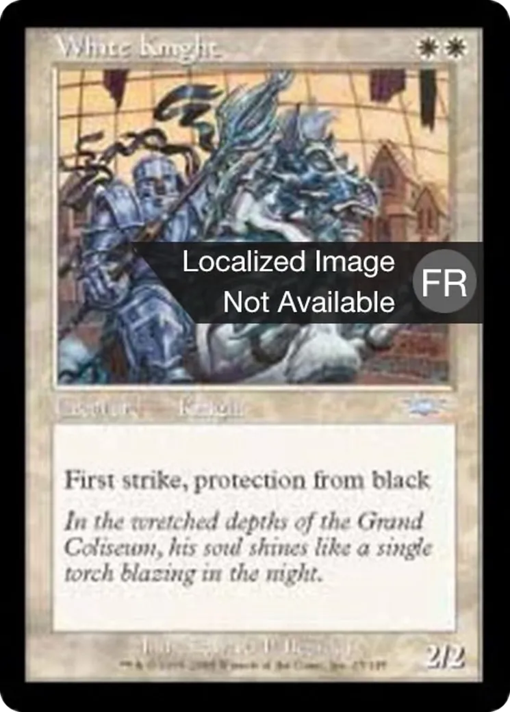 Chevalier blanc — Legions — Magic: The Gathering