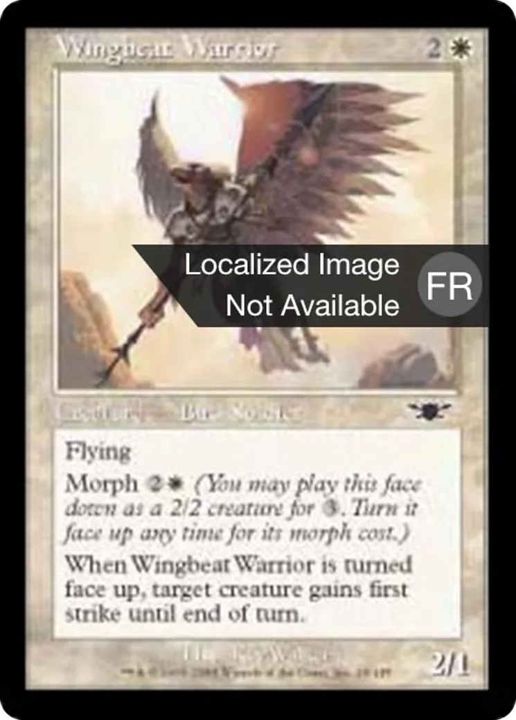 Guerrier ailebat — Legions — Magic: The Gathering