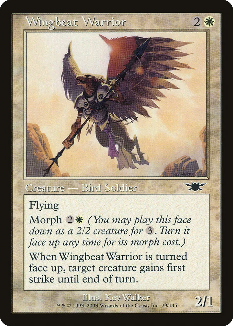 Guerrier ailebat — Legions — Magic: The Gathering
