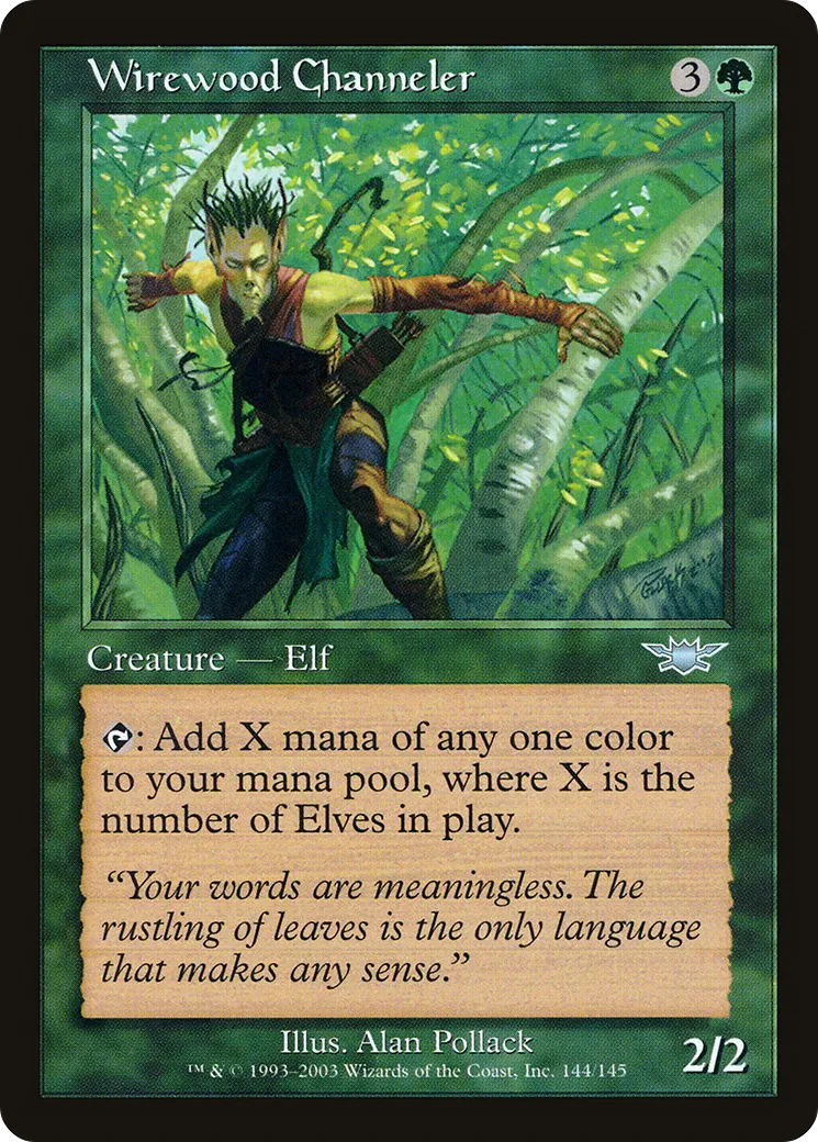 Wirewood Channeler — Legions — Magic: The Gathering