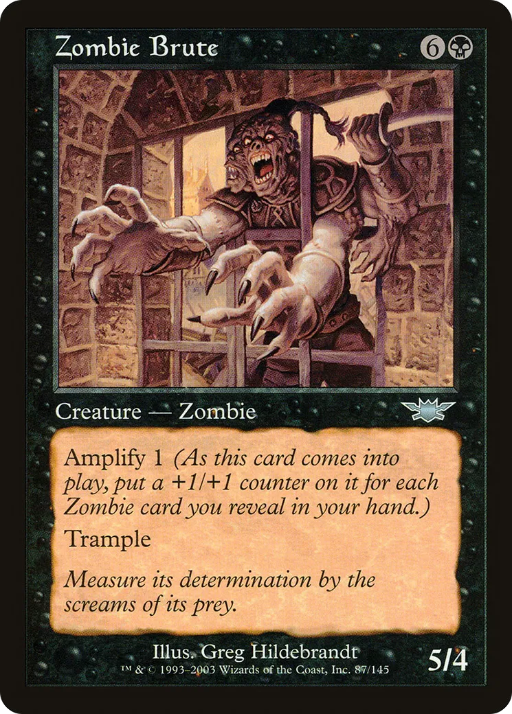 Zombie Brute — Legions — Magic: The Gathering