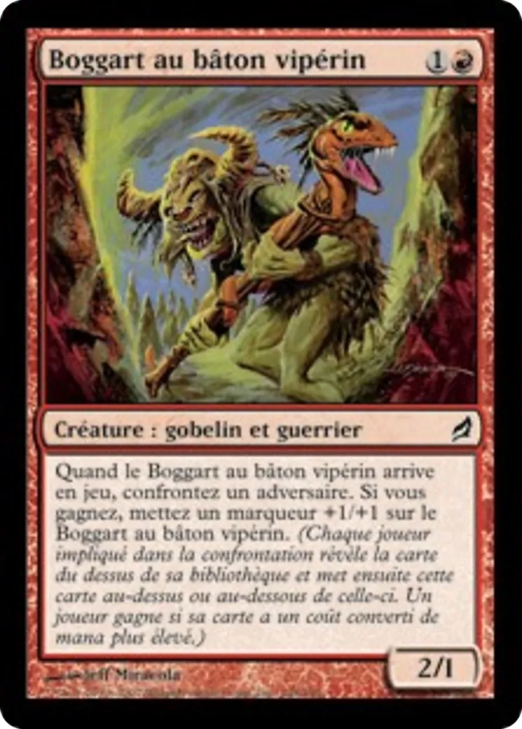 Boggart au bâton vipérin — Lorwyn — Magic: The Gathering