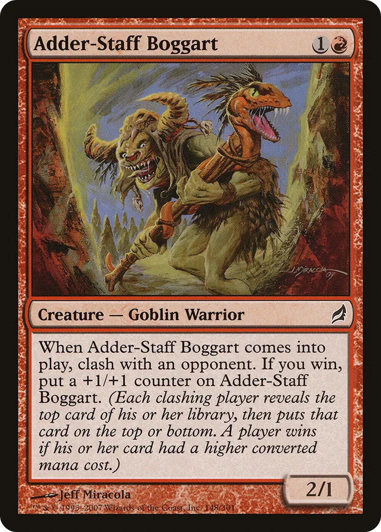 Adder-Staff Boggart — Lorwyn — Magic: The Gathering