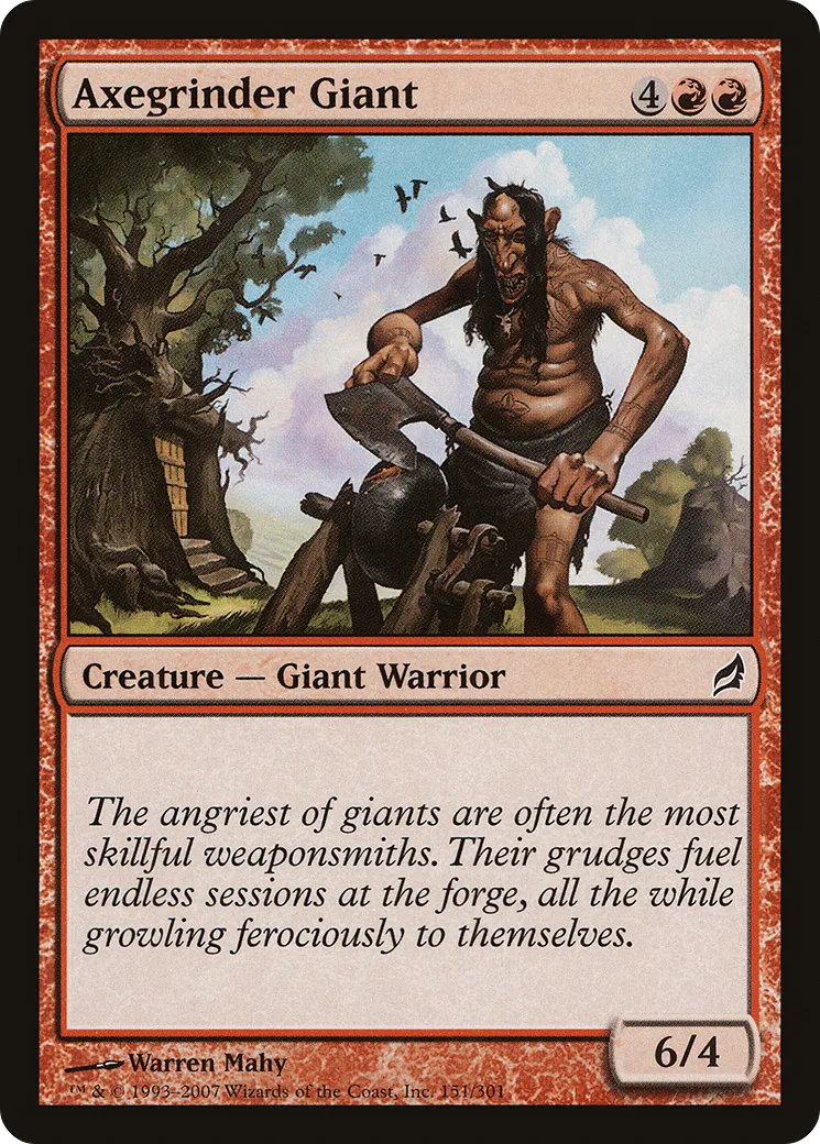 Géant affûte-hache — Lorwyn — Magic: The Gathering