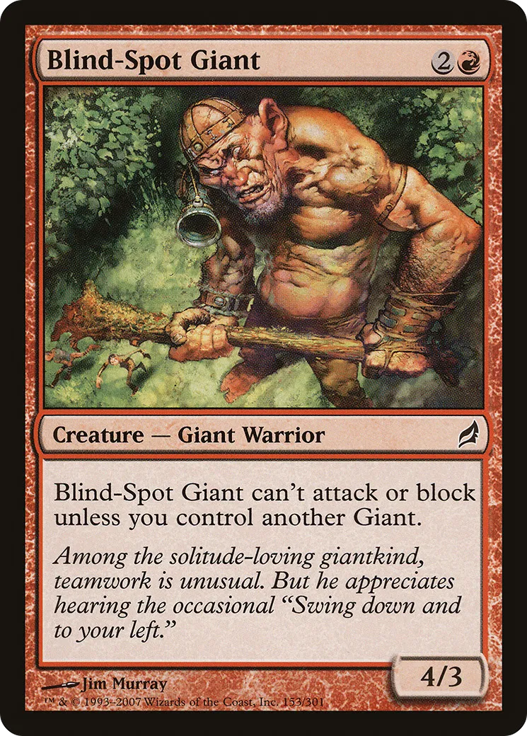 Géant à angle mort — Lorwyn — Magic: The Gathering