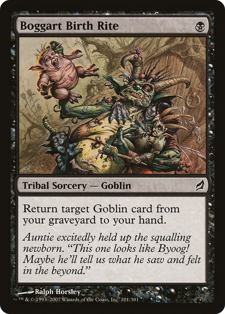 Boggart Birth Rite — Lorwyn — Magic: The Gathering