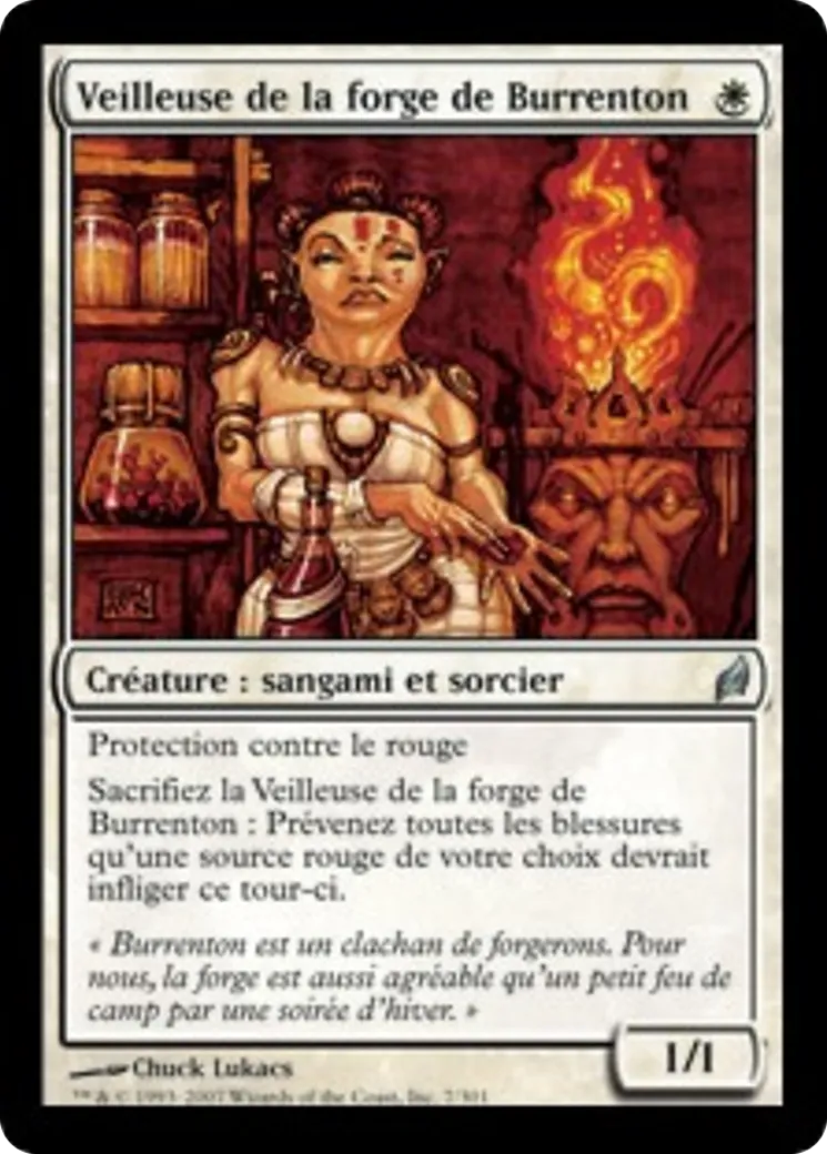 Veilleuse de la forge de Burrenton — Lorwyn — Magic: The Gathering