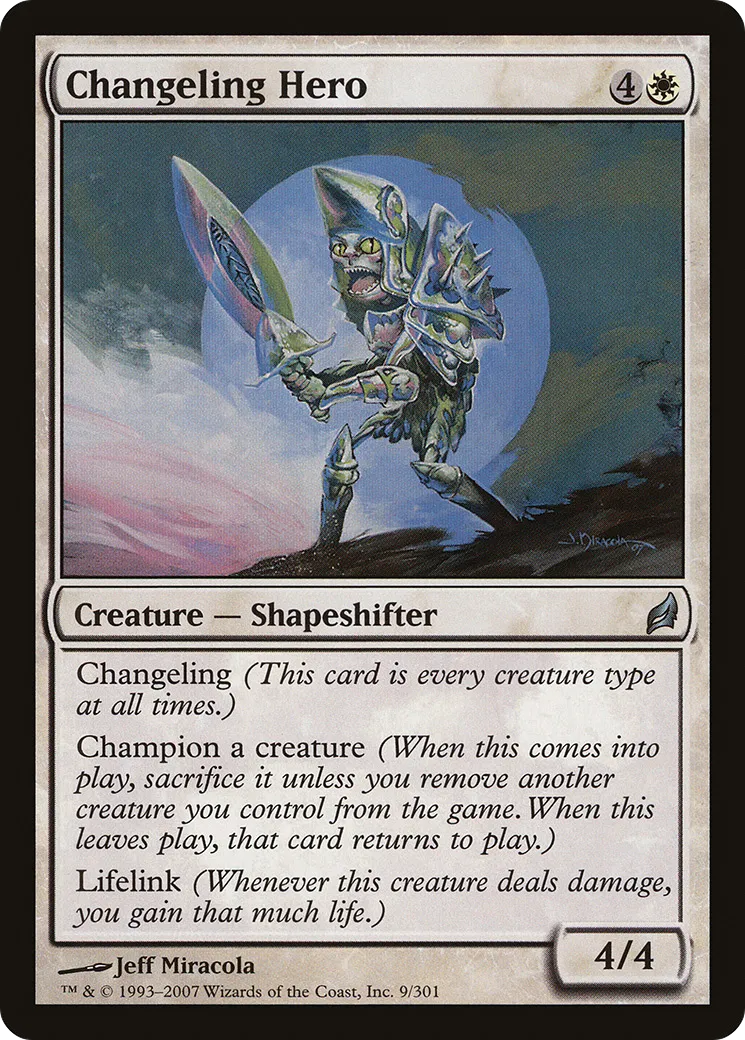 Changeling Hero — Lorwyn — Magic: The Gathering